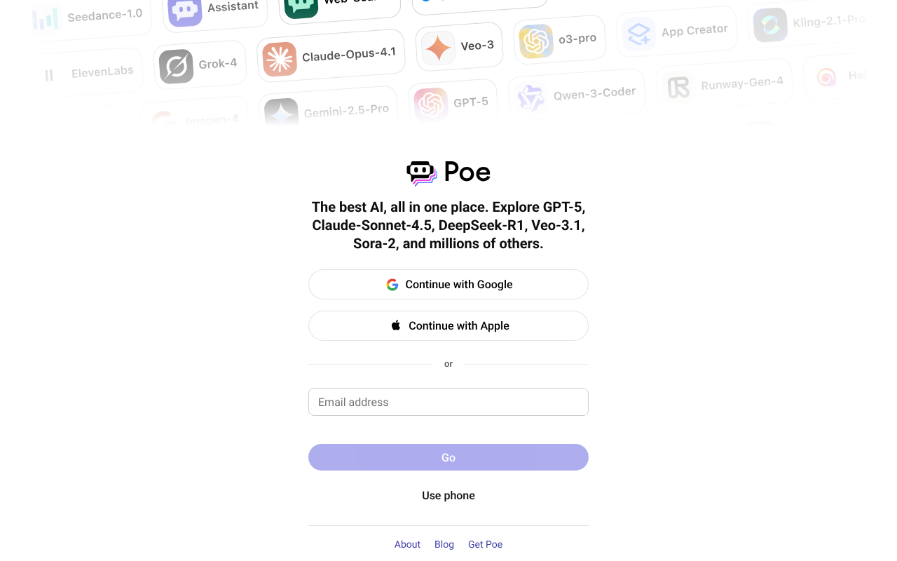 Poe (Platform for Open Exploration) screenshot 1