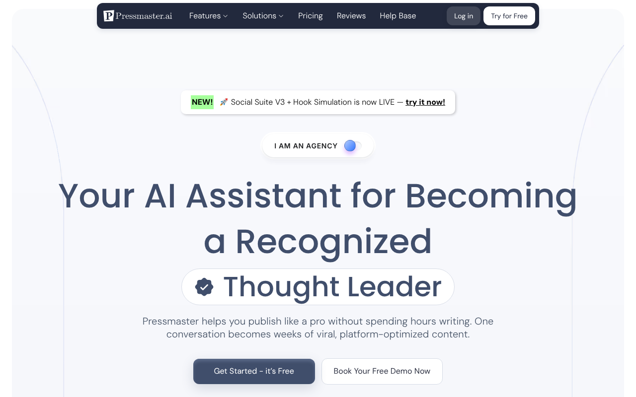 PressMaster.ai screenshot 1