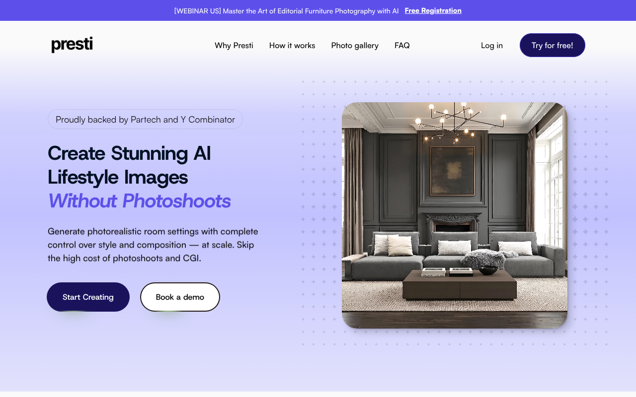 Presti.ai screenshot 1