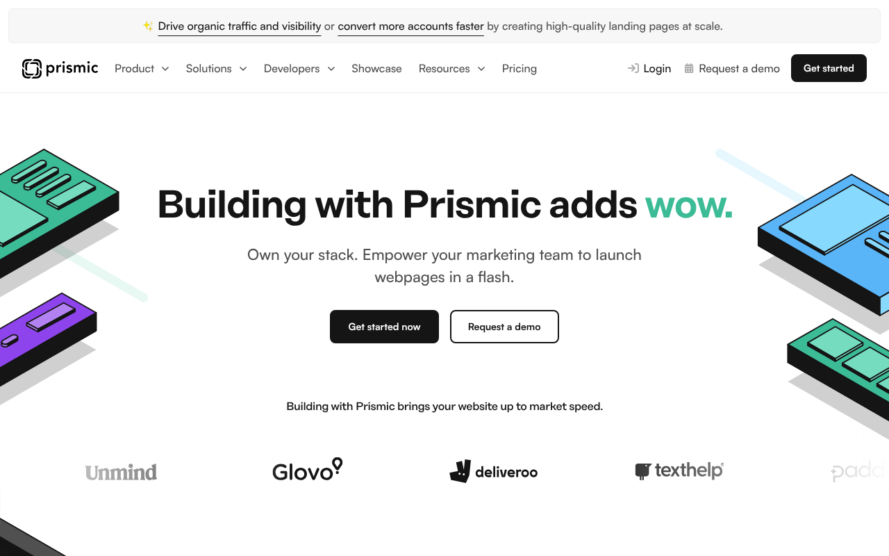 Prismic screenshot 1