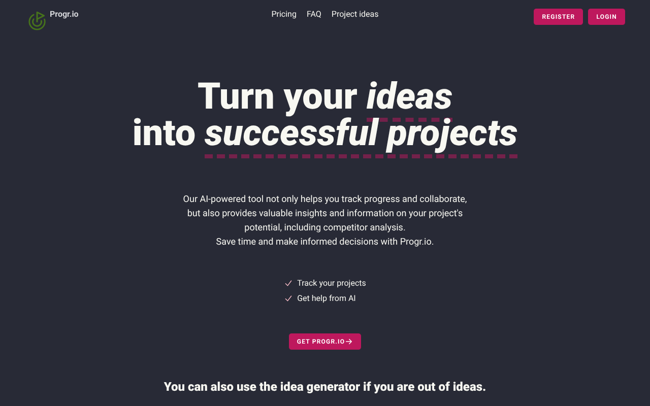 Progr.io screenshot 1