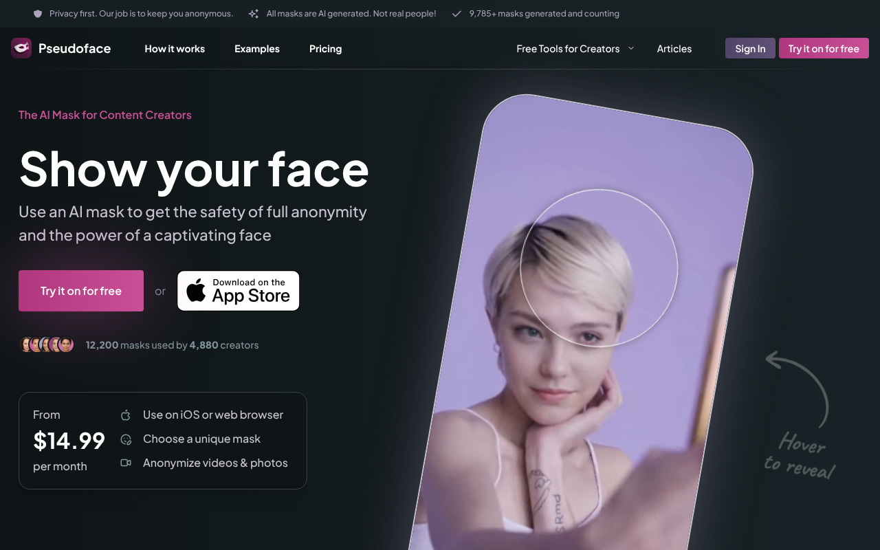 Pseudoface screenshot 1