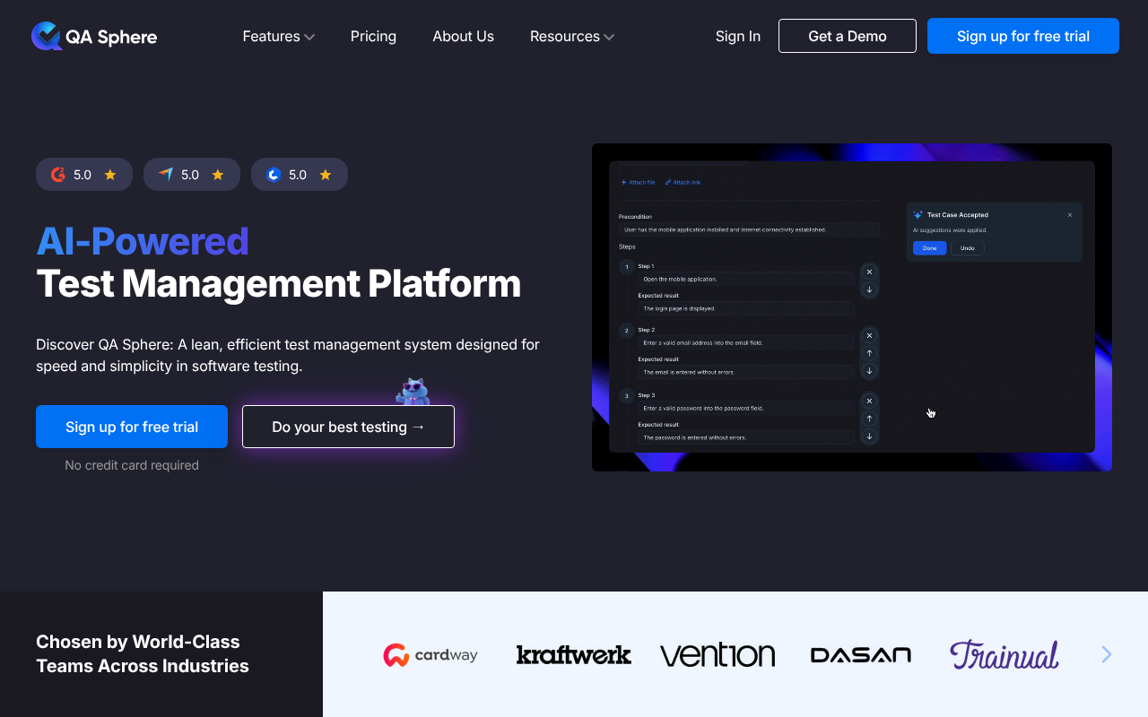 QASphere screenshot 1