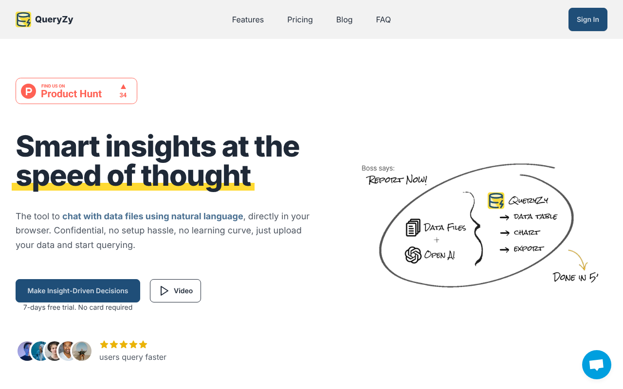 Queryzy screenshot 1