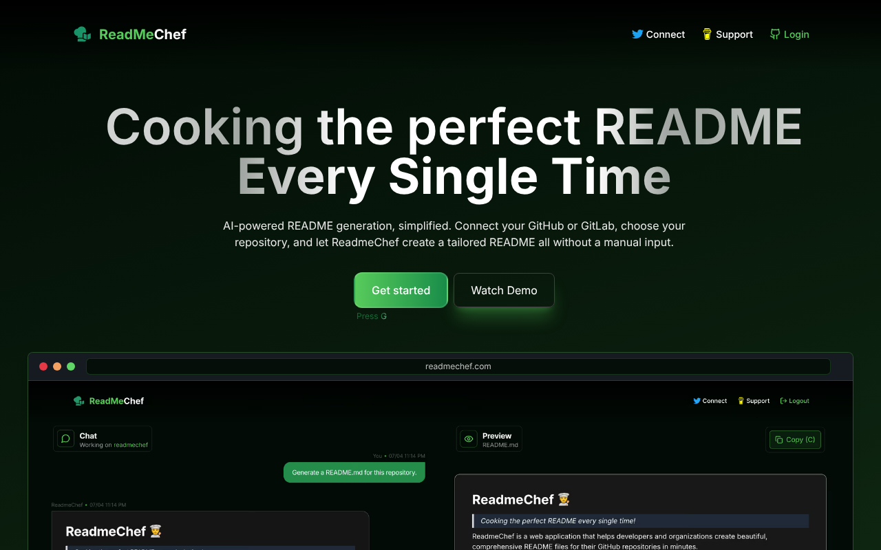 ReadmeChef screenshot 1