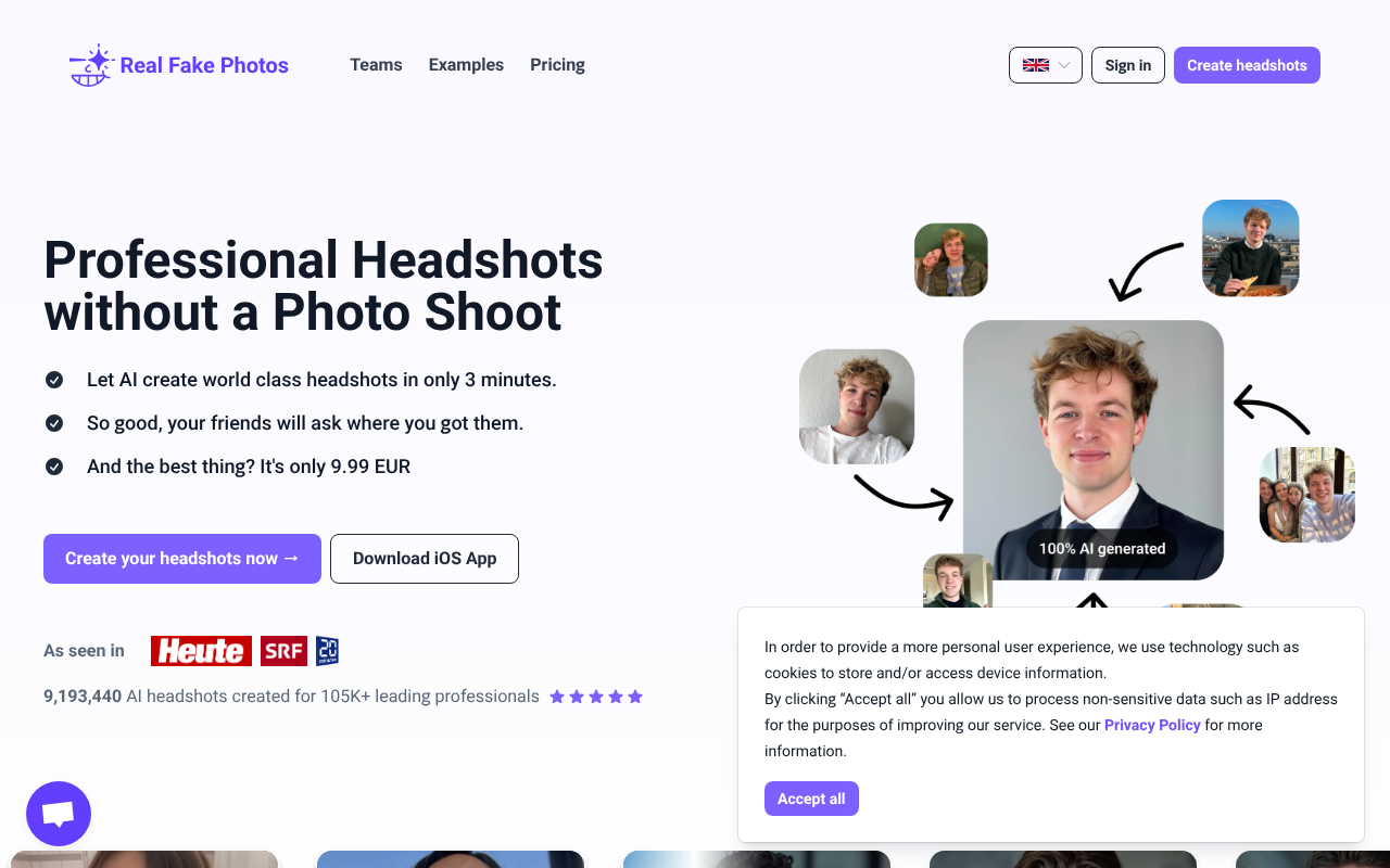 RealFakePhotos screenshot 1