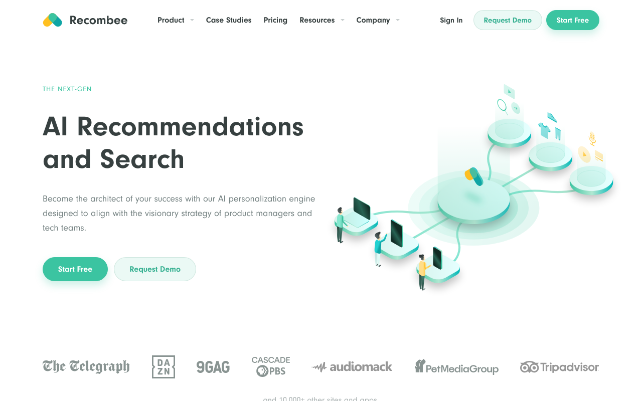 Recombee screenshot 1