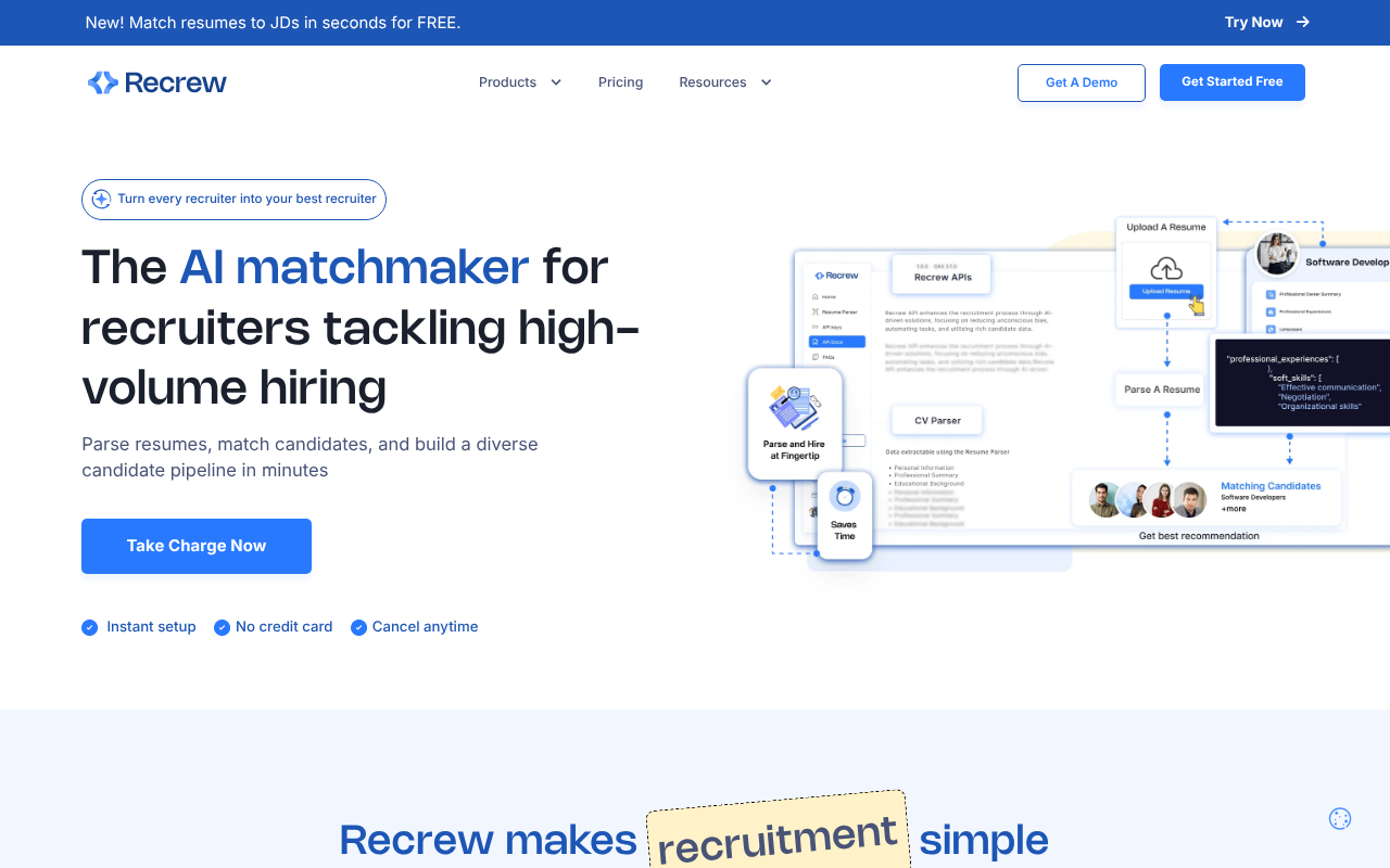 Recrew.ai screenshot 1