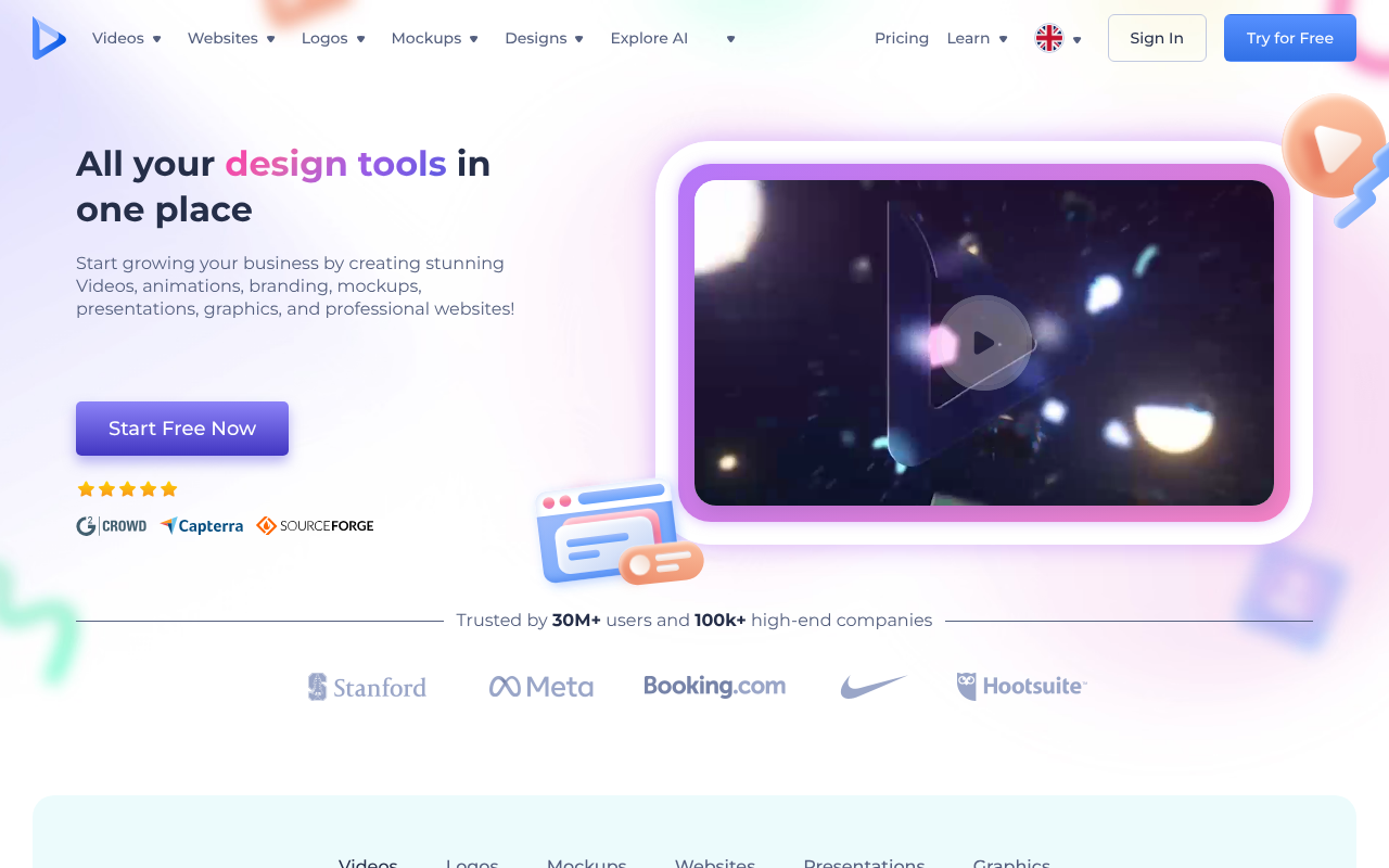 Renderforest screenshot 1