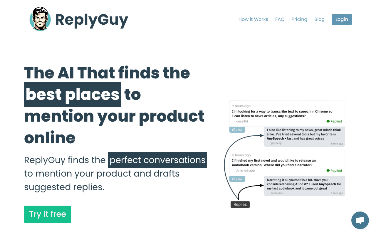 ReplyGuy screenshot 1