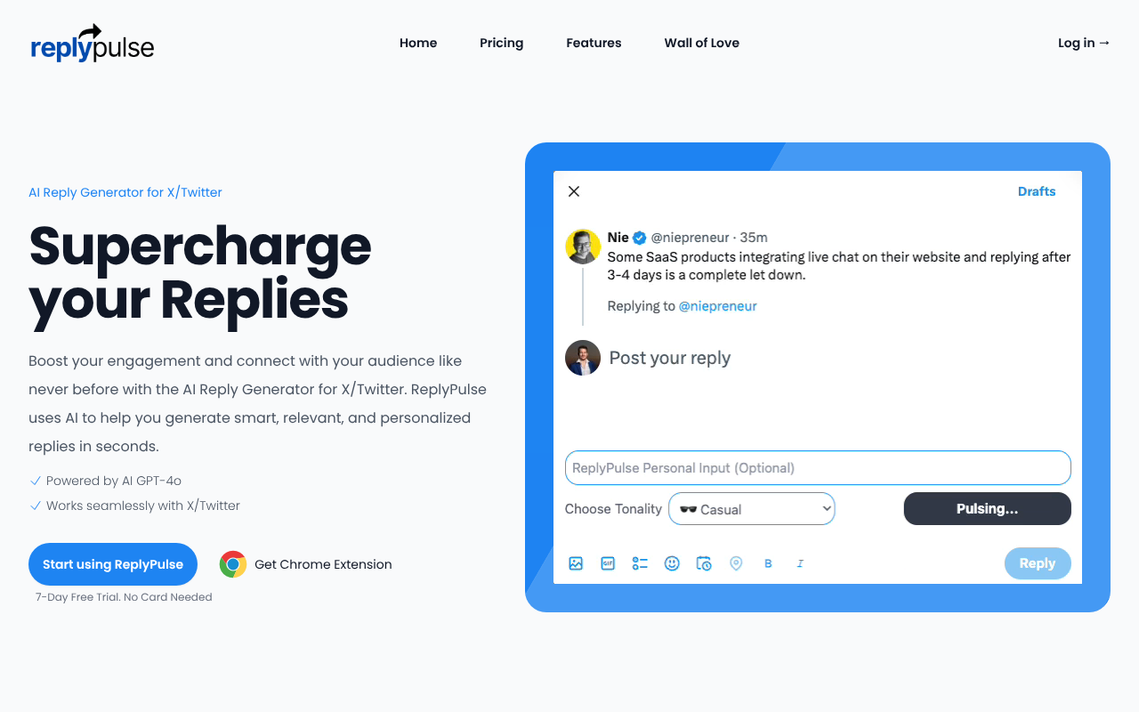 ReplyPulse screenshot 1