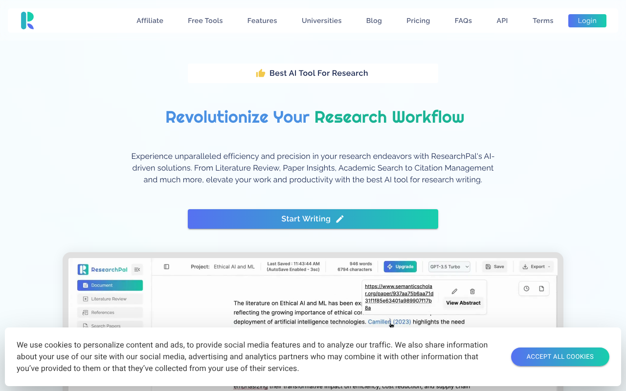 ResearchPal screenshot 1