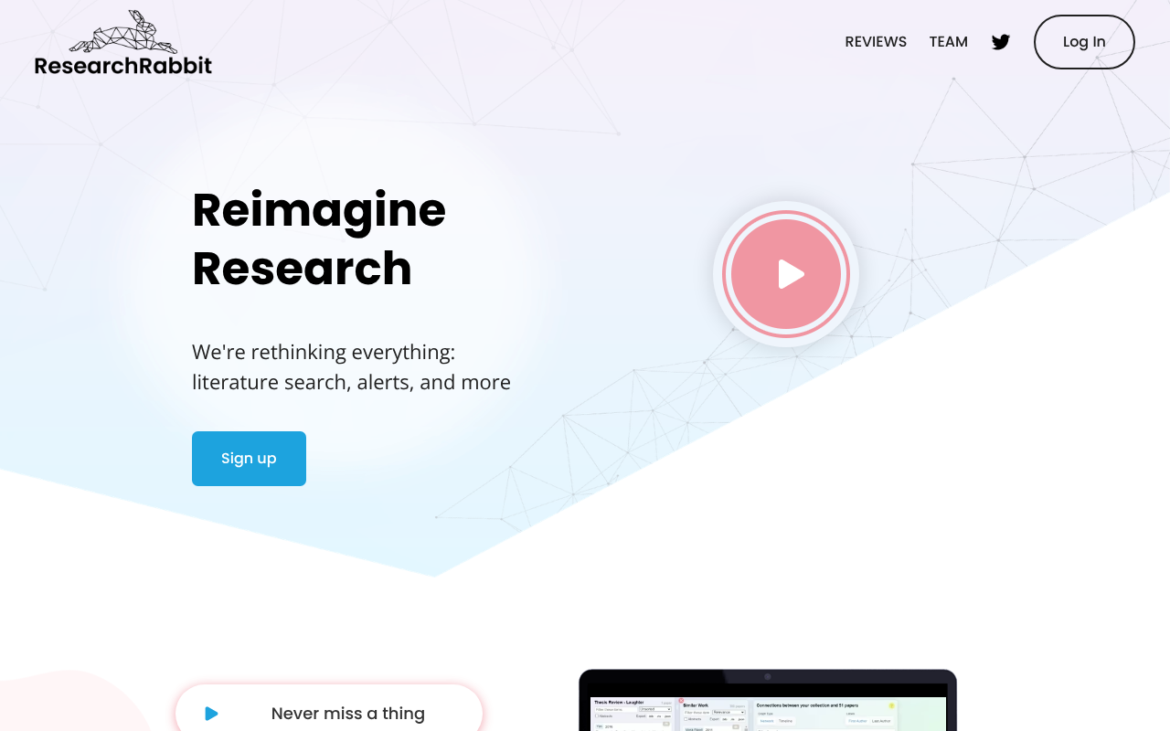 ResearchRabbit screenshot 1