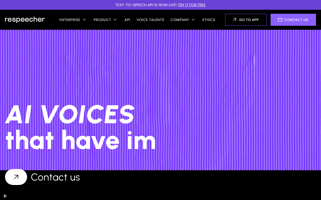Respeecher screenshot 1