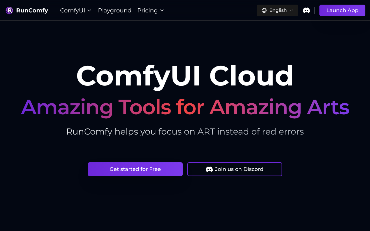 RunComfy screenshot 1