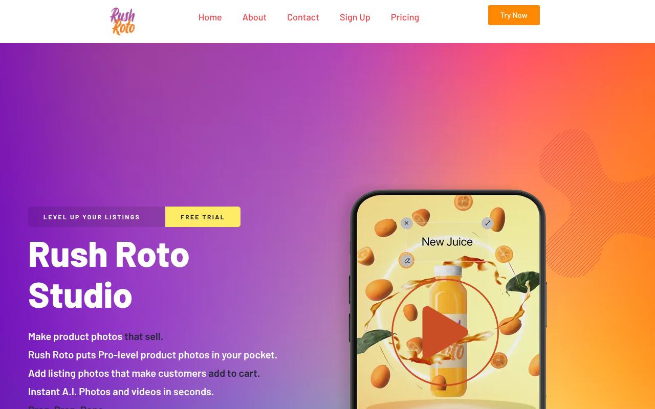 Rush Roto Studio screenshot 1