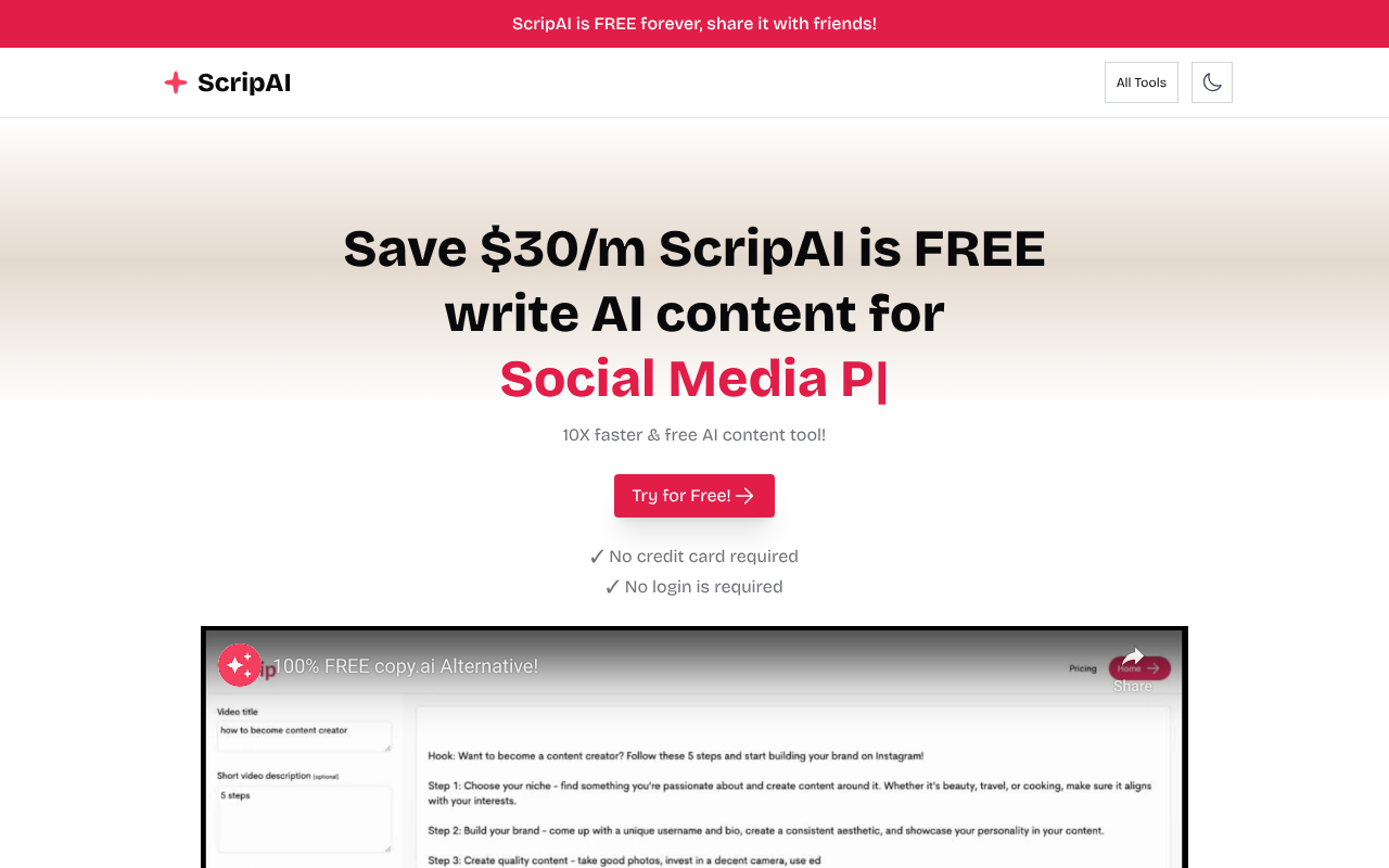 ScripAI screenshot 1