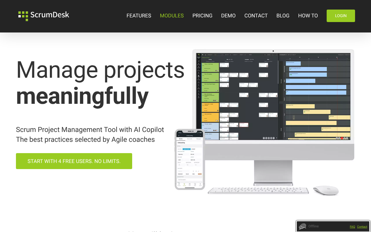 ScrumDesk screenshot 1