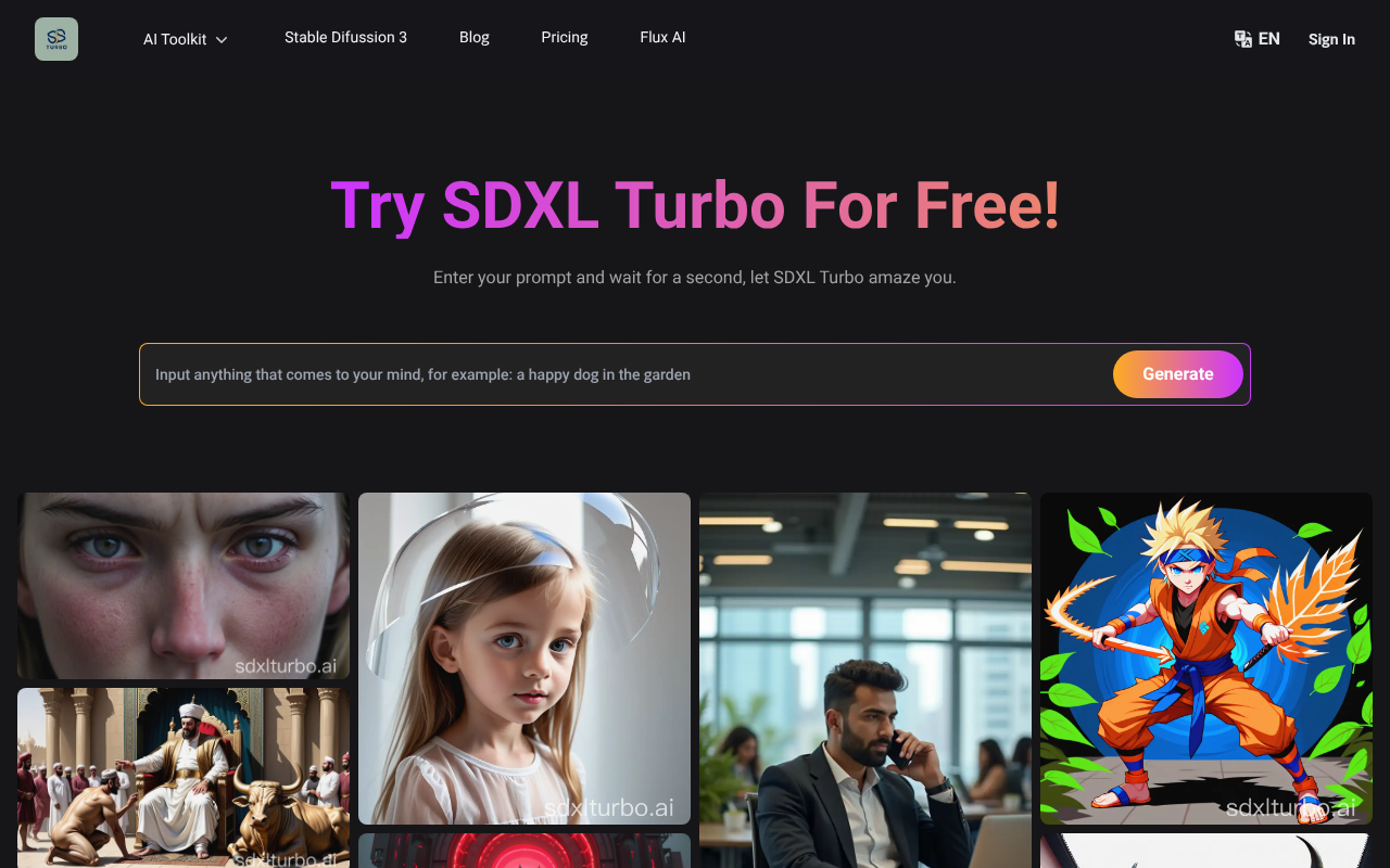 SDXL Turbo AI screenshot 1