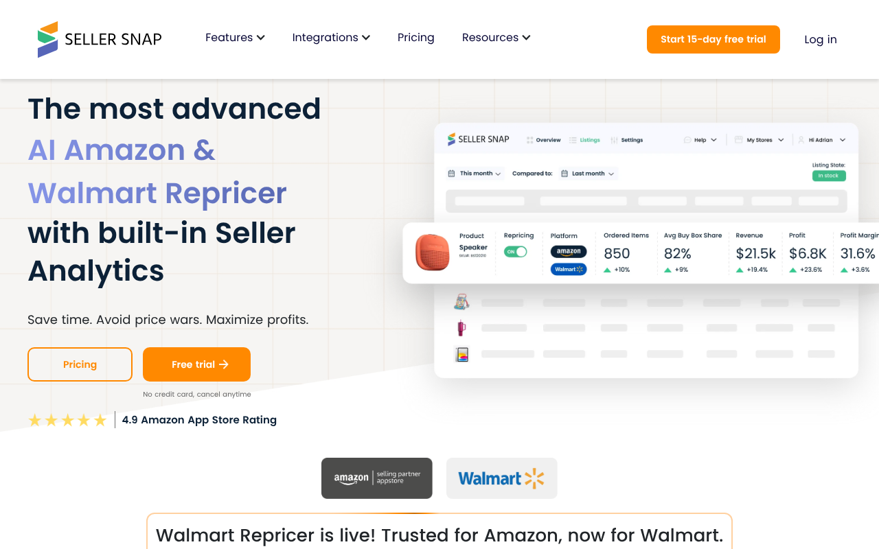SellerSnap screenshot 1