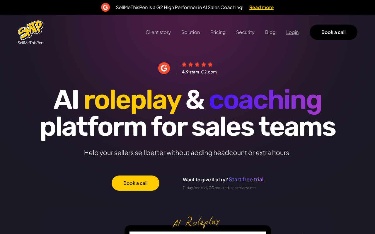 Sell Me This Pen AI screenshot 1