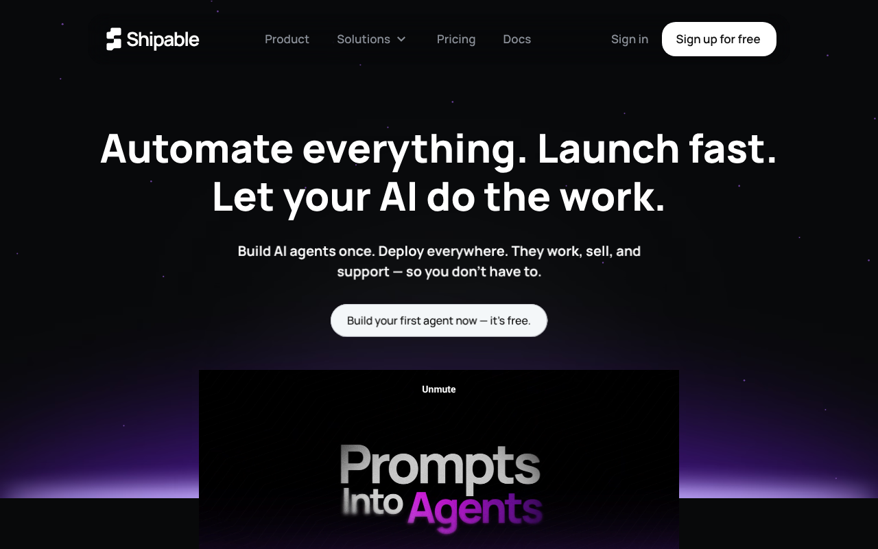 Shipable.ai screenshot 1