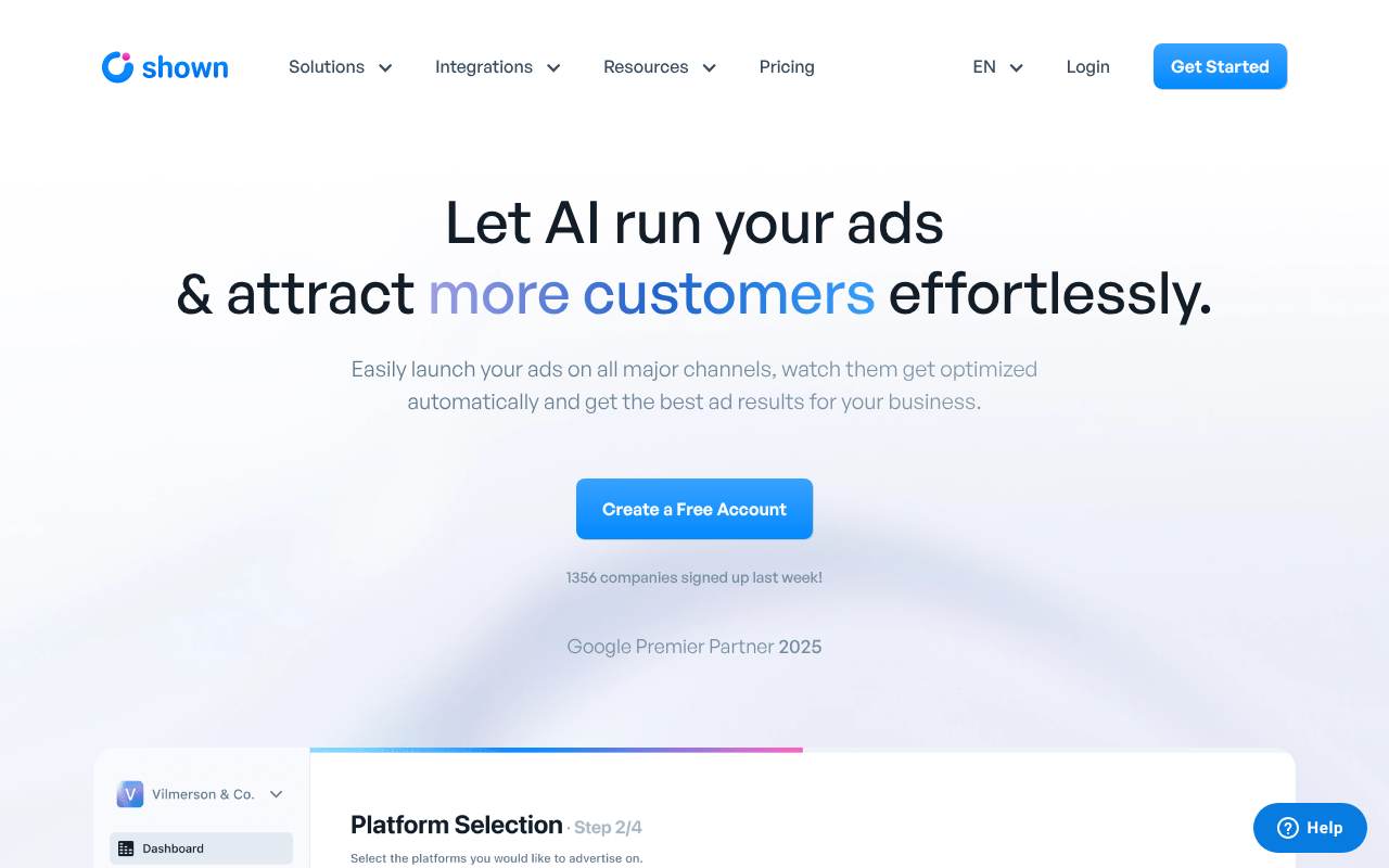 Shown.io screenshot 1