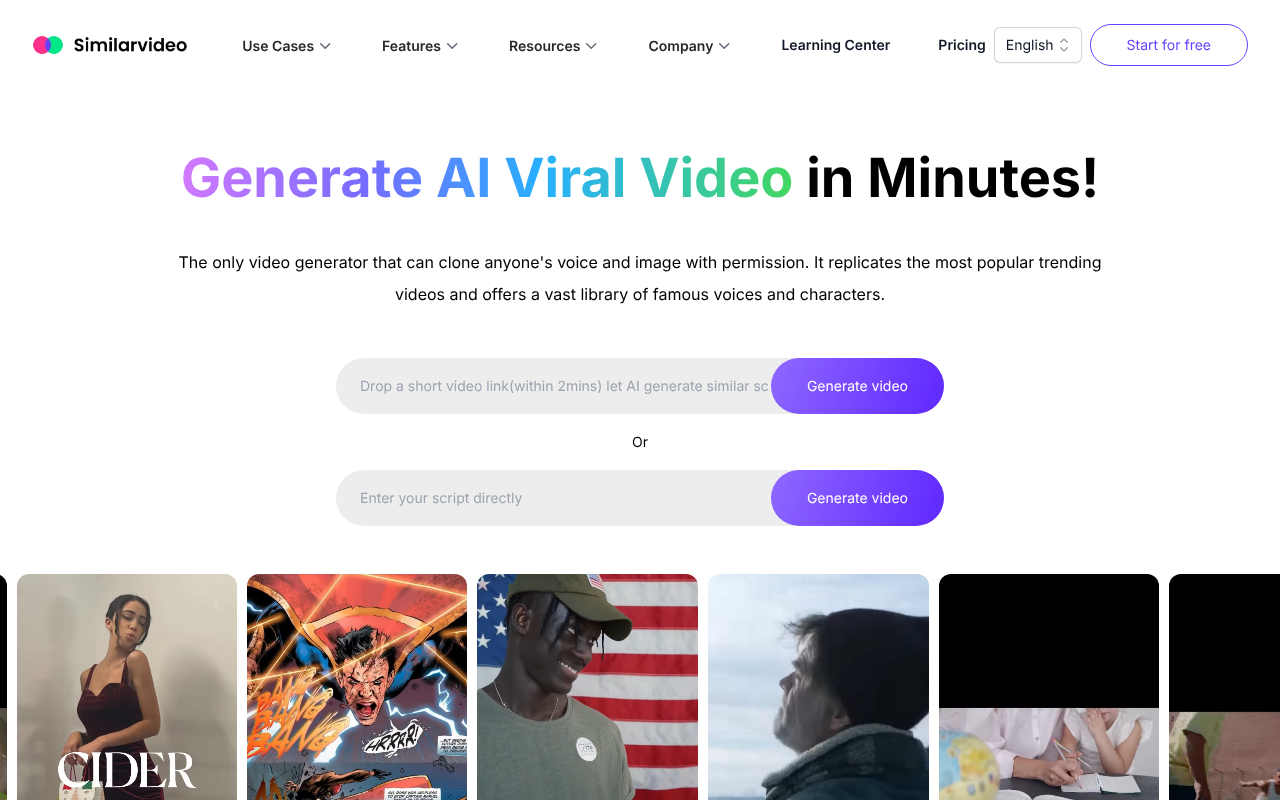 SimilarVideo.ai screenshot 1