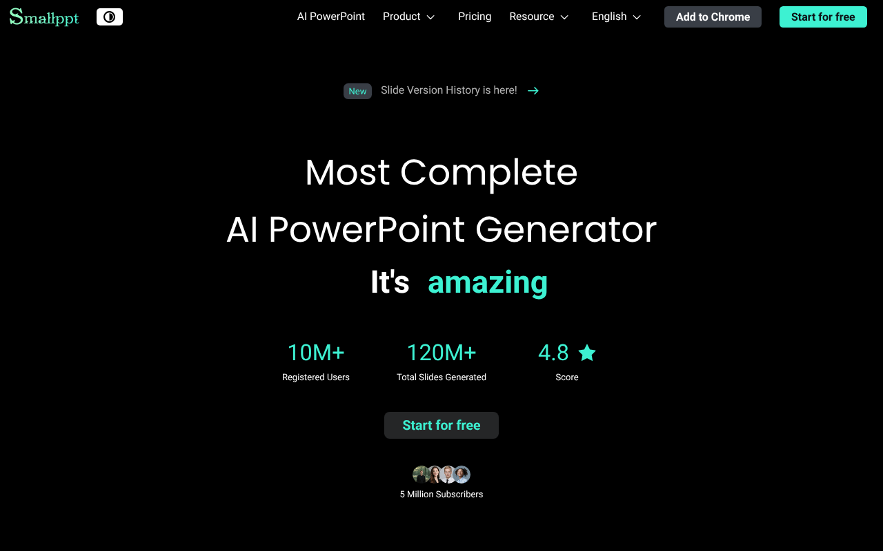 SmallPPT screenshot 1