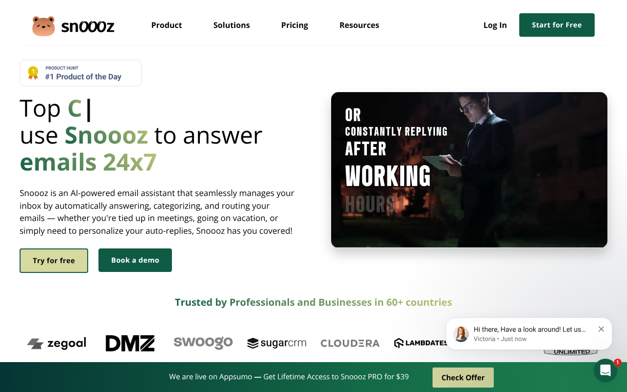 Snoooz.ai screenshot 1