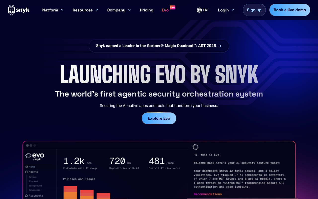 Snyk screenshot 1
