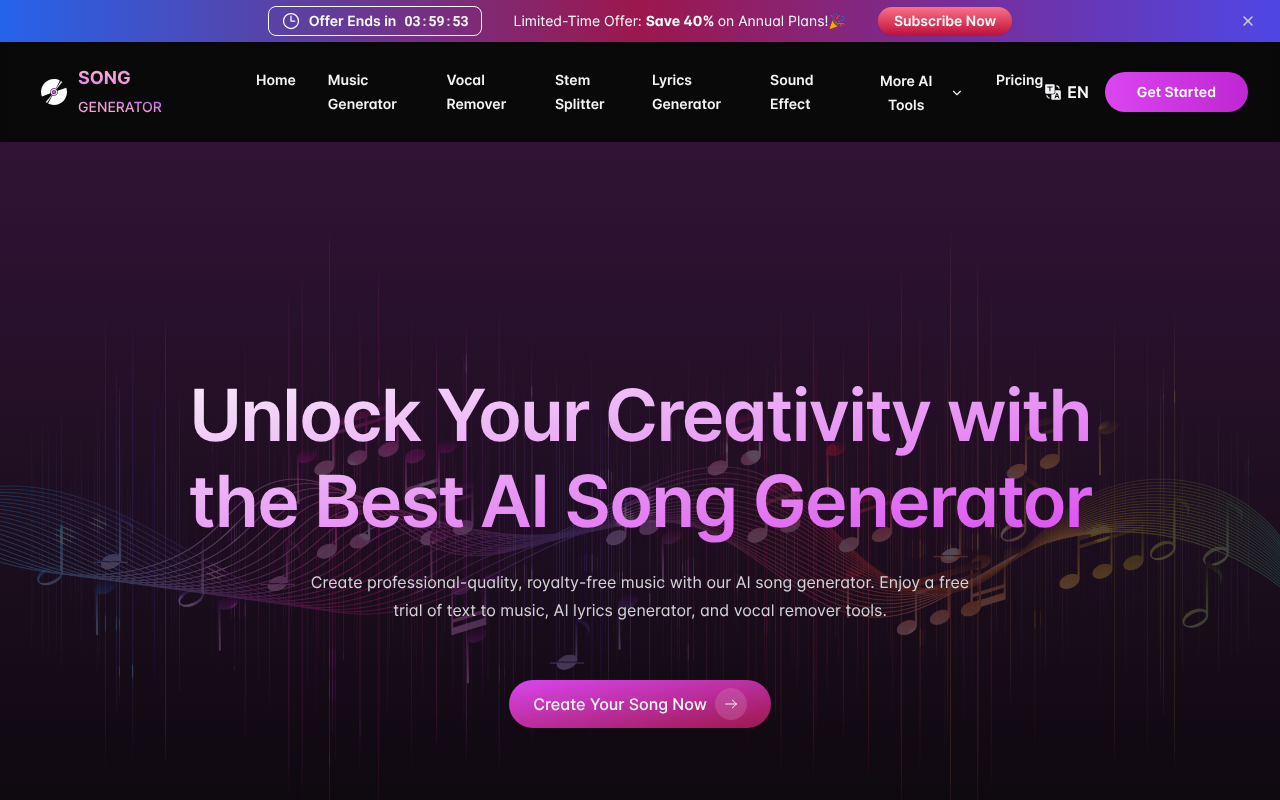 SongGenerator.io screenshot 1