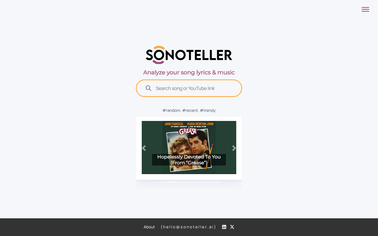 Sonoteller screenshot 1