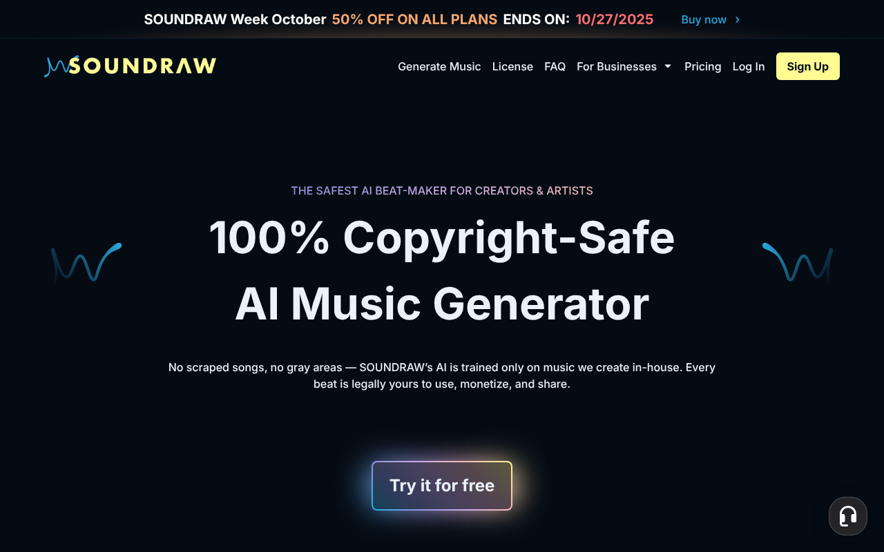 Soundraw screenshot 1