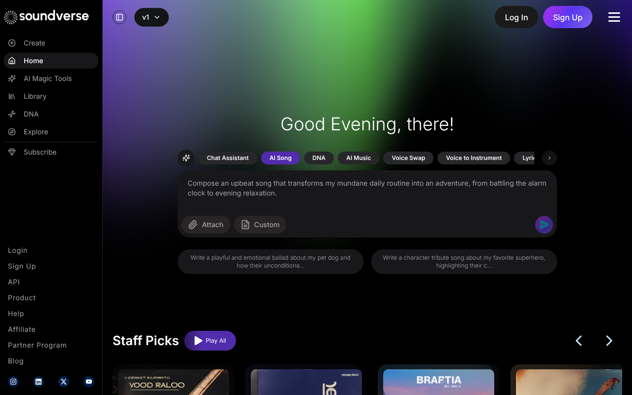 Soundverse.ai screenshot 1