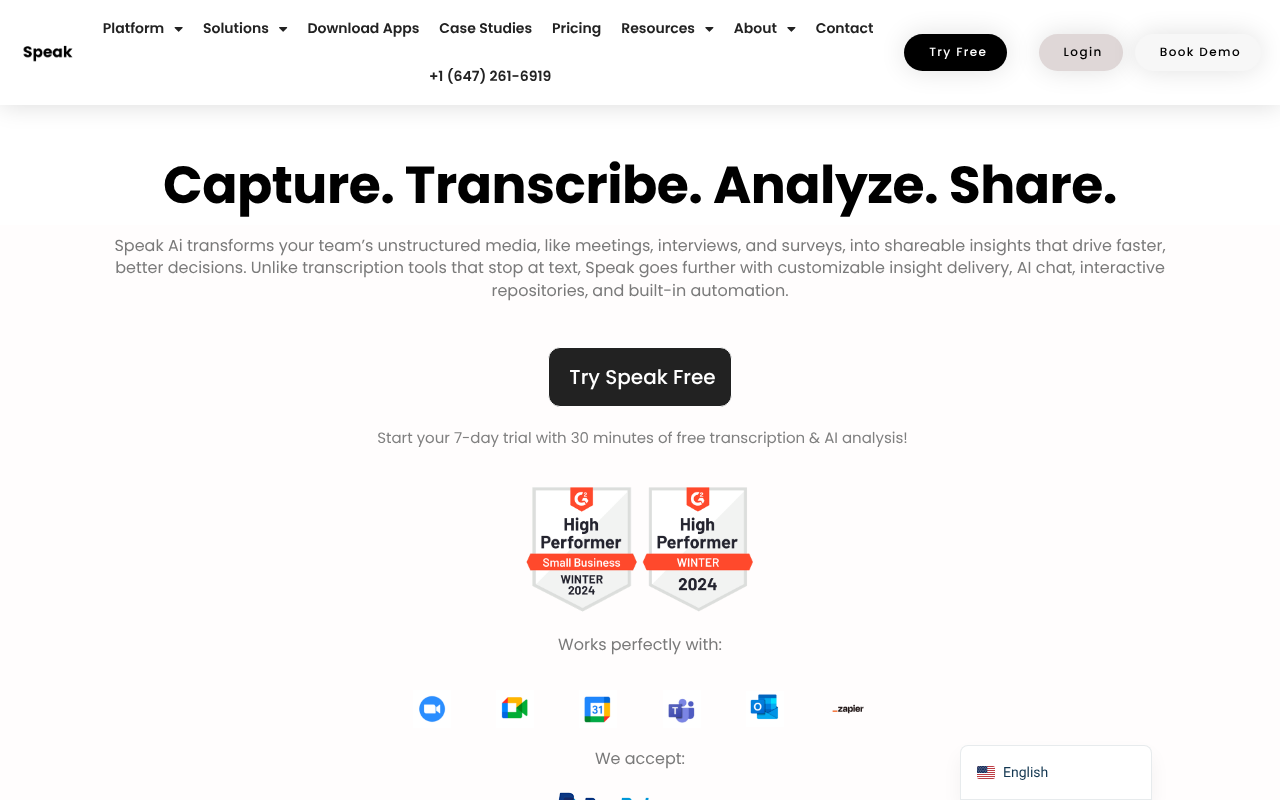 Speak AI screenshot 1