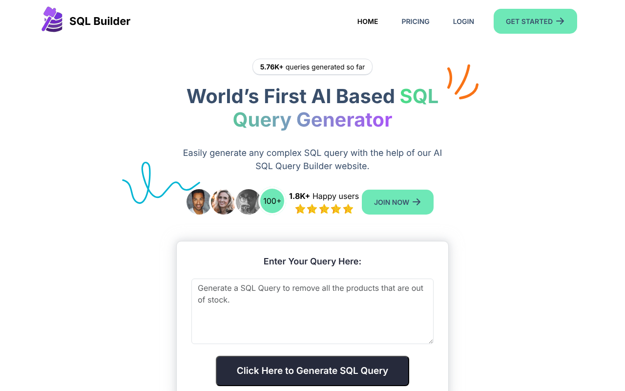 SQLBuilder.ai screenshot 1