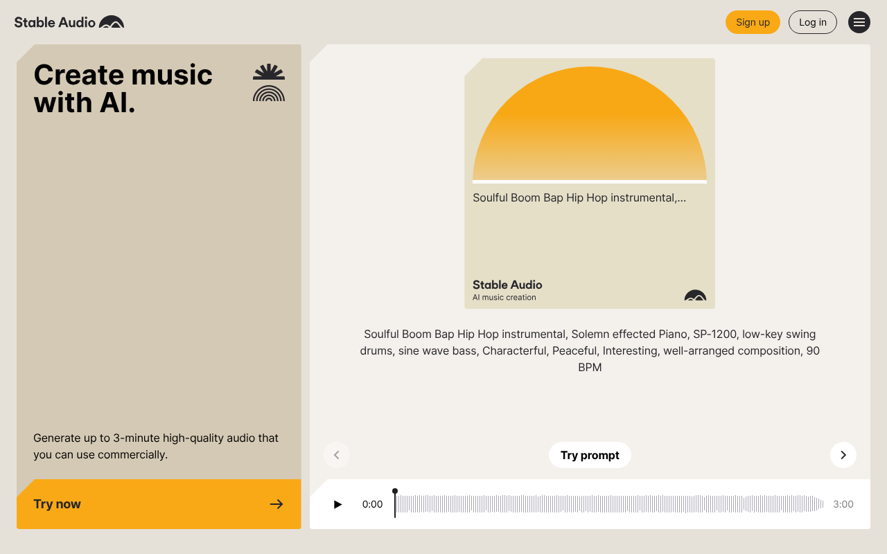 Stable Audio screenshot 1