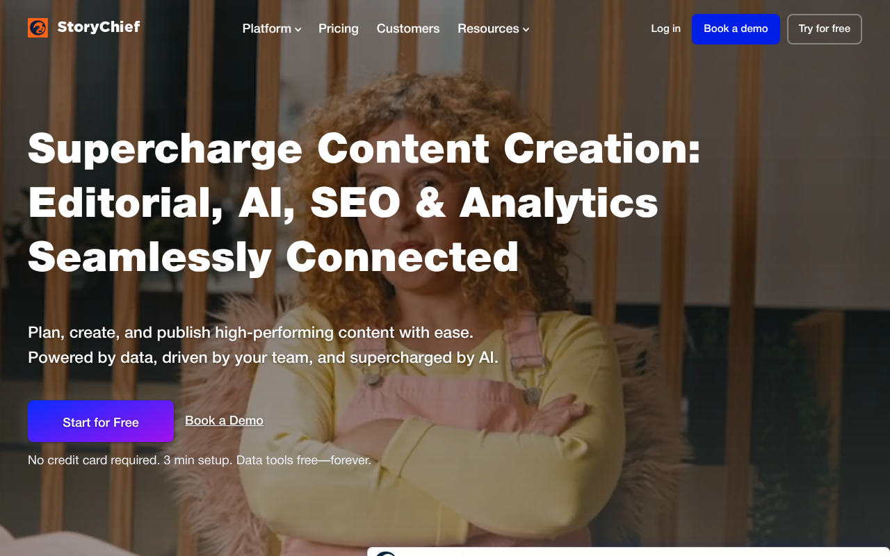 StoryChief screenshot 1