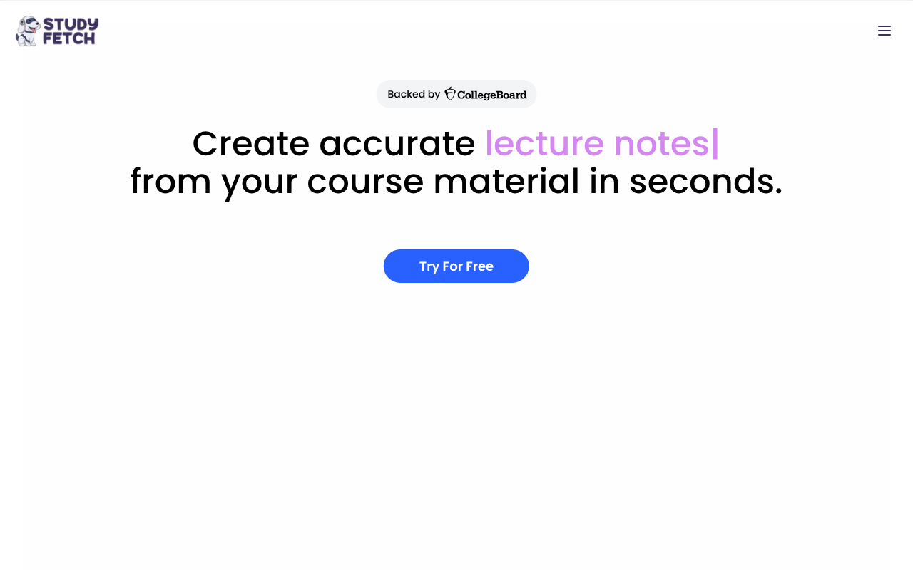 Studyfetch screenshot 1