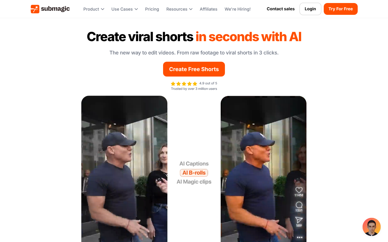 Submagic.co screenshot 1