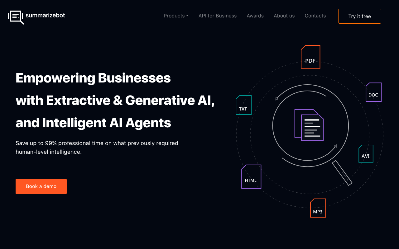 SummarizeBot screenshot 1