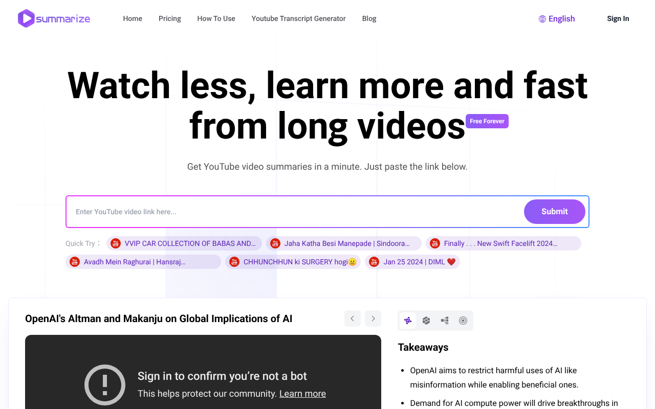 Summarize.ing screenshot 1