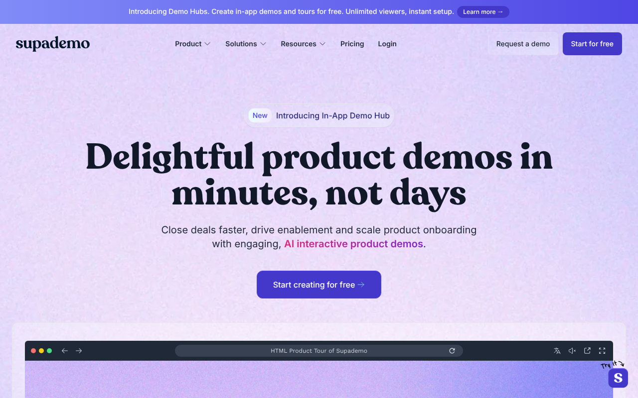 SupaDemo screenshot 1