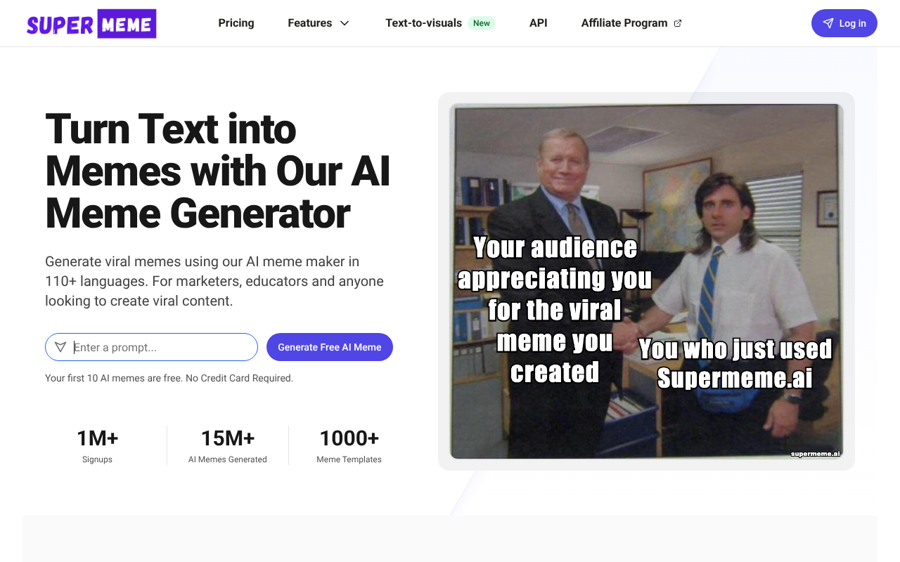 Supermeme.ai screenshot 1
