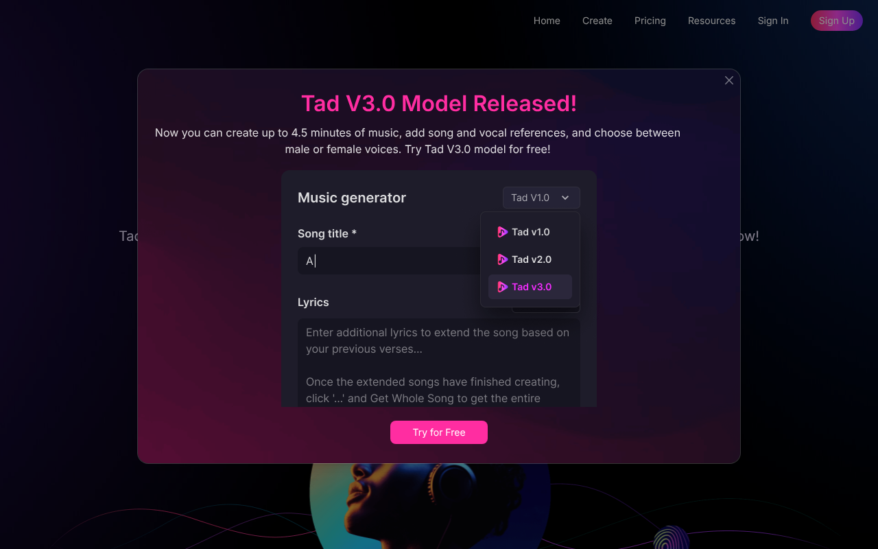 Tad.ai screenshot 1