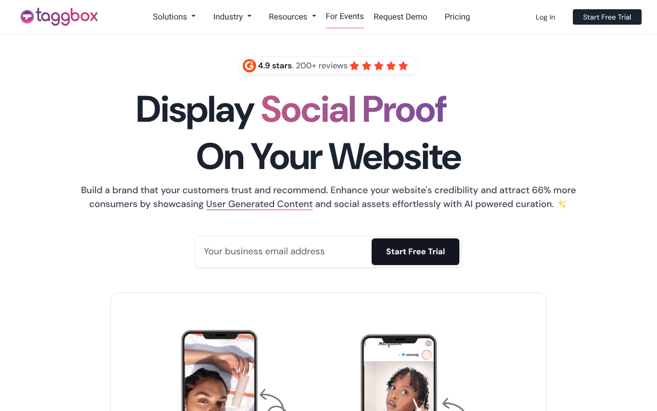 Taggbox screenshot 1