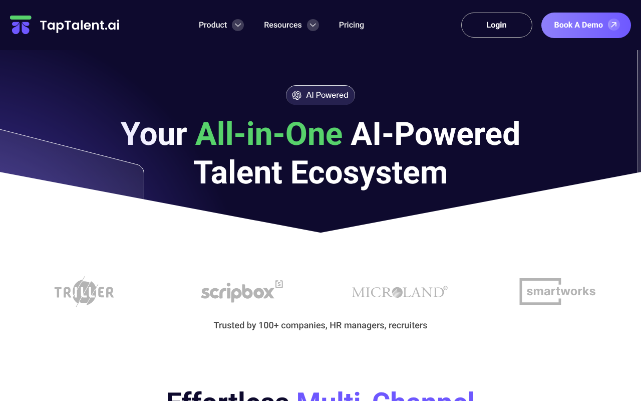 TapTalent.ai screenshot 1