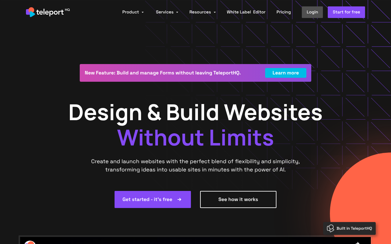 TeleportHQ screenshot 1