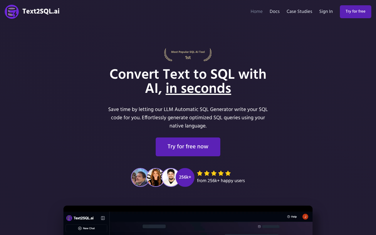 Text2SQL.AI screenshot 1